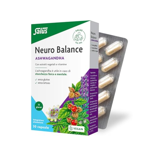 Salus Neuro Balance - Integratore Alimentare in caso di stress e per la stanchezza mentale- 30 capsule