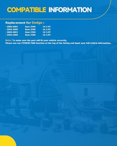 Image of PHILTOP 31991 Air Conditioner AC Compressor with Clutch for Dodge Ram 2500 1994-2005 5.9T,Ram 3500 1994-2005 5.9T