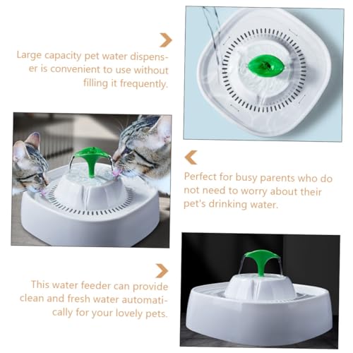 Fuente automática para agua de gato GANAZONO blanca miniatura 7