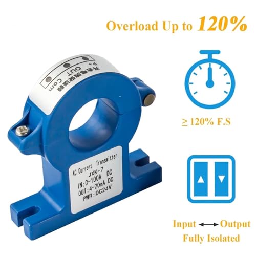 Transformateur de courant 50A conversion 1-5V stable