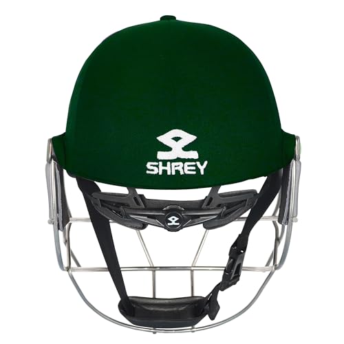 Image of Shrey Koroyd Stainless Steel Cricket Helmet Green Large