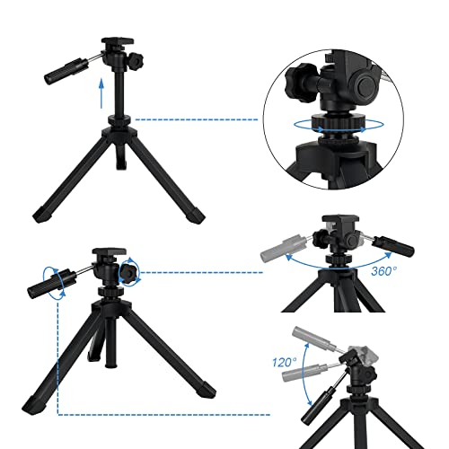 SVBONY SV146 Tabletop Tripod, Spotting Scope, Adjustable Portable Tripod for Spotting Scope Binoculars Monoculars DSLR Cameras