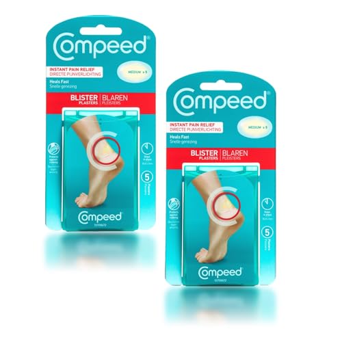 COMPEED Cerotti per vesciche, a lunga durata e guarigione veloce - Per vesciche medie o grandi , 5...