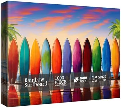 Beach Jigsaw Puzzles 1000 Pieces, Tropical Hawaii Puzzles for Adu...