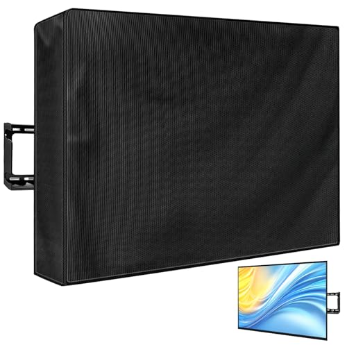 Funda para TV al aire libre, 40 – 42 pulgadas, protector de pantalla, cubierta de TV para exteriores, protección contra el polvo de la TV 210 Oxford, revestimiento de PVC resistente, resistente a la
