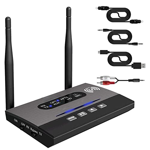 Transmetteur Bluetooth 5.0 TV Prolig avec entrée optique et double connexion casque audio