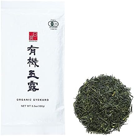 Ocha & Co. Organic Gyokuro – Shade Grown Japanese Loose Leaf – Smooth Umami-Rich Aromatic Organic green tea from Japan, 100g/3.5oz.
