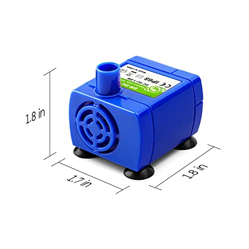 Veken Replacement Pump For Cat Water Fountain Pet Fountain Ultra Quiet Long Lifespan Water Pump With Adaptor And 6 Ft Power Cable #TOP4