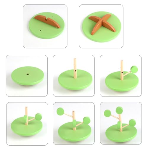 Jouets d'empilage en bois contre l'agitation des enfants