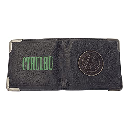 ABYSTYLE Cthulhu Premium Bi-Fold Multipurpose Wallet 3.74" x 4.3" Money Credit Card Holders Horror Story Merch Accessories Gift3