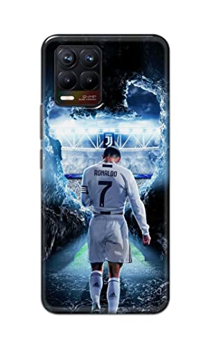 Image of Printed Hard Back Cover Case for Realme 8 4G | Realme 8 Pro 4G Back Cover (Footbal Legend) -1302