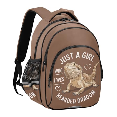 Animal Bearded Dragon Backpack for Kids Elementary School Bag Boys Girls Bookbag Travel Backpack Daypack2