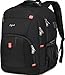 Cafele Mochila Portatil Mochila Hombre Impermeable Mochila Ordenador Portatil 17.3 Pulgadas Mochila Portatil con Puerto USB Mochila Antirrobo del Negocio Trabajo Diario Viaje Escolares - Negro