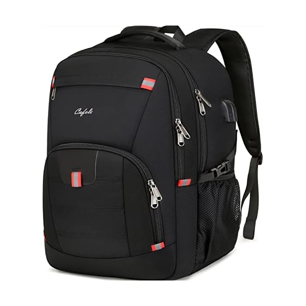 17.3 inch Laptop Backpack,Large Backpack Computer Bookbag Rucksack with USB Charging Port, Water Resistant Sturdy Backpack
