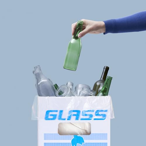 Image of Tioncy 5 Pcs Cardboard Broken Glass Disposal Box Safe Trash Can for Glass Sharps Durable Garbage Disposal Container Disposable Safe Trash Bin for Glass Floor Model Laboratory(8 inch L X 8 inch W X 10 inch)