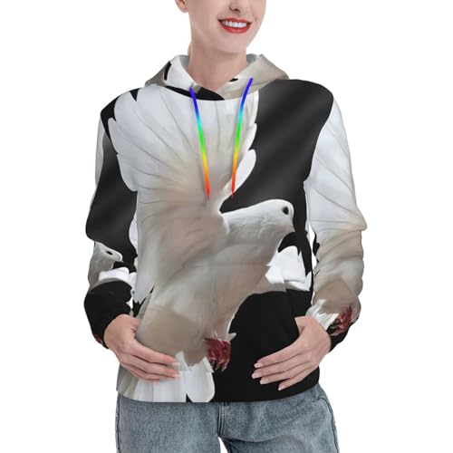 Sweat à capuche EdWal avec poche kangourou et coupe ajustée femme