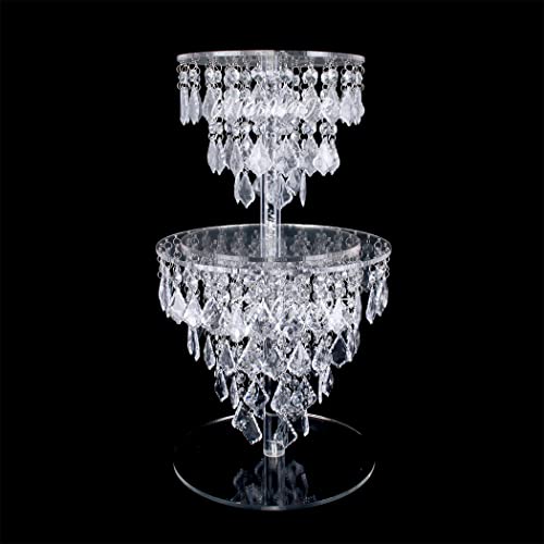 Acrylic Crystal Cake Stand Cupcake Stand Dessert Stand For Wedding Event Party Decoration By Citnamor (D 12 Inch, Acrylic) #TOP5