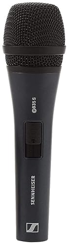 Sennheiser Pro Audio Sennheiser Professional E 835-S Micrófono Vocal Dinámico Cardioide con Interruptor On/Off