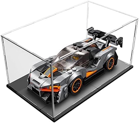 NIYANETAIL Acrylic Display Case for Collectibles Dustproof Self-Assembly Showcase Box for Action Figures, Miniatures Transparent Countertop Cube with Protective Film (10x6x4 inch;25x15x10 cm)-image-39