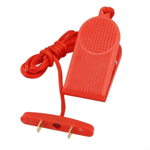 Reemplazo de llave de interruptor de seguridad para cinta de correr para máquinas de la marca YPOO y ZXCH para apoyar la seguridad operativa (rojo)