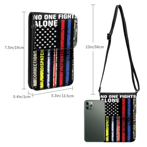 Leather Portable Phone Bag Wallet Protect Your Phone Adjustable Cute Crossbody Bag with Strap3