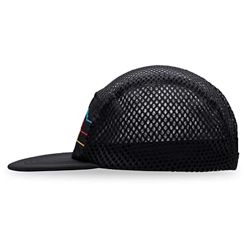 Headsweats Standard Performance Crusher Hat, Black/Mountains #TOP3