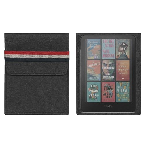 Kobo Clara Color Sleeve Pouch Case|Capa de feltro também compatível com Kindle Kids de 6 polegadas (2024) e-Reader/Kobo Clara BW (2024)/Kobo Clara 2E/Clara HD 15.2 cm | Bolsa de transporte adequada