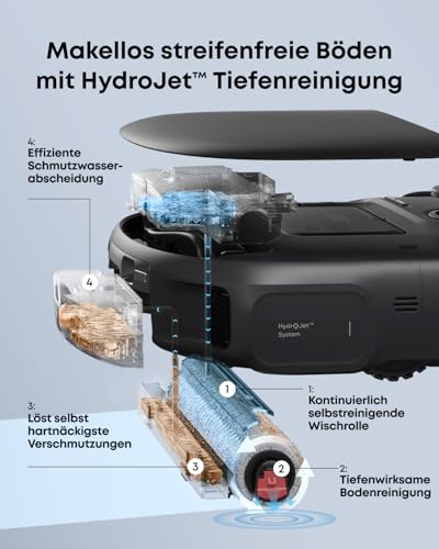 eufy HydroJet C28 Saugroboter mit Wischfunktion, Neuheit 2026 von Anker – Bild 3