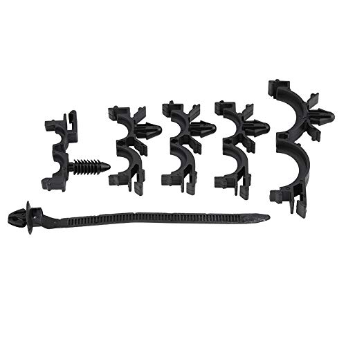 Yctze Wire Clip Kit 54pcs 6 Sizes Assorted Car Wiring Harness Wire Routing Clip Convoluted Conduit Clip, Popular, normal - Image 3