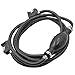 JLM MARINE 5/16 IN 6.5 FT Fuel Line with Connector and Primer Bulb for Yamaha Marine Outboard RVs Engine Fuel Tank