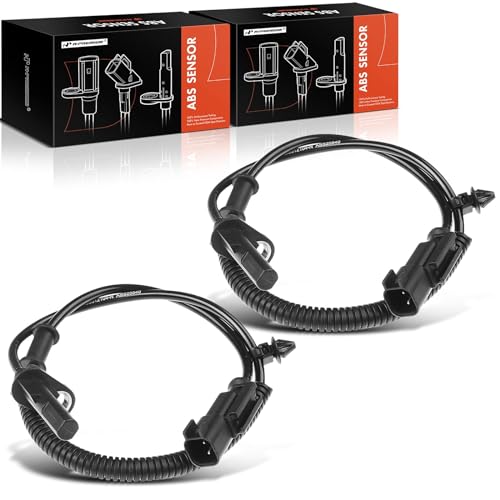 A-Premium ABS Wheel Speed Sensor Compatible with Ford Models - Mustang 2011 2012 2013 2014 - Rear Driver and Passenger Side, Replace# ER3Z2C190A, ER332C190AA 2-PC Set