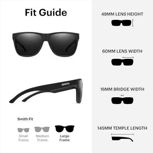 Image of SMITH Lowdown 2 XL Sunglasses - ChromaPop Polarized Lenses, Large Frame