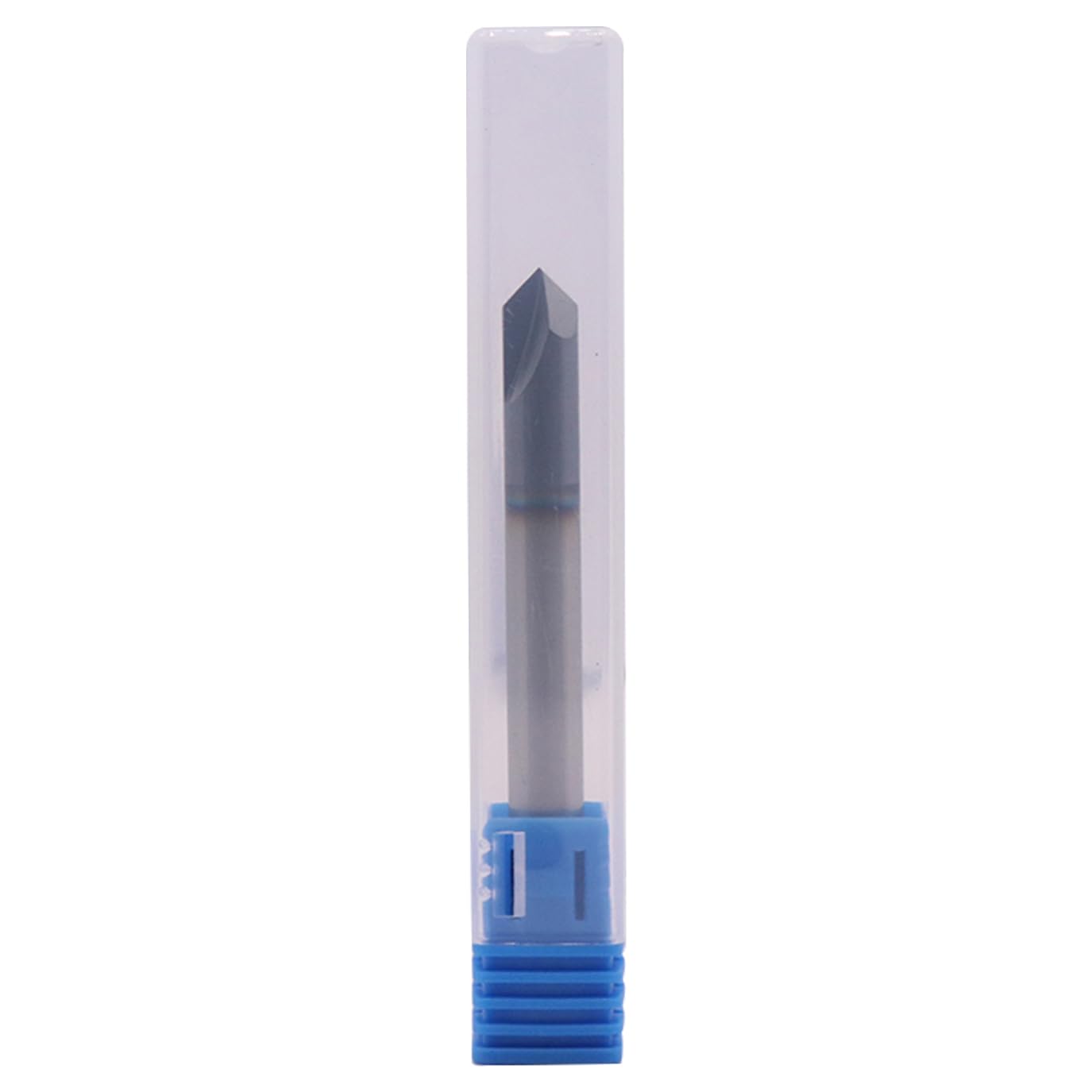 BestParts High Performance 5Pcs Solid Carbide End Mills, Chamfer End Mill - Single End - AlTiN Coated, 2 Flute, 90° Chamfer Angle, 1/4" Cutting Diameter, 1/4" Shank Diameter, 2-1/2" Overall Length