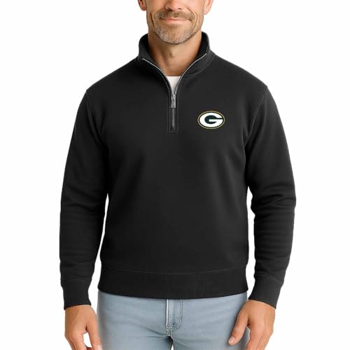Team Fan Apparel NFL Adult Unisex Team Logo Quarter Zip