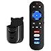Motiexic Remote for All Roku TV Remote Onn Element LG JVC RCA Sanyo TCL Magnavox Philips Westinghouse Roku TV Remote with Black Remote Holder