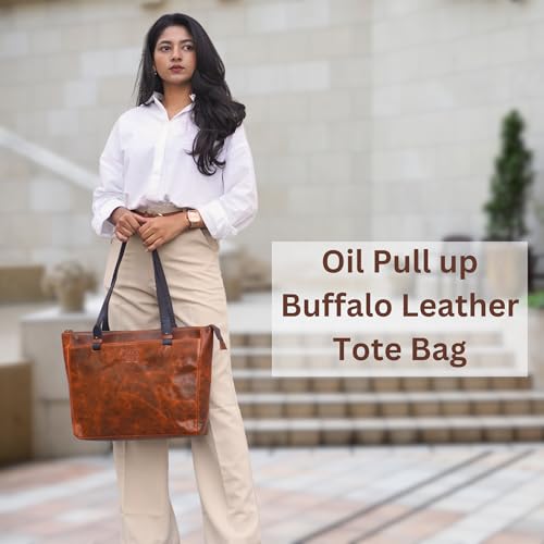 Leather Tote bag | 16 INCH | Ladies Messenger bag | Ladies Handbag | Shoulder Bag Purse | Women Laptop bag3