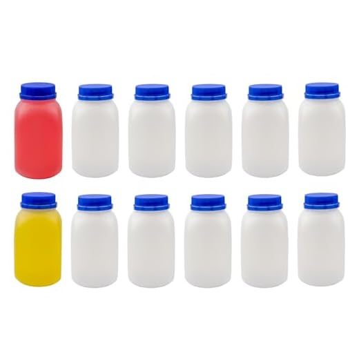 Cornucopia Brands 8-Ounce Plastic Milk Bottles (12-Pack); HDPE Bottles Great for Milk, Juice, Smoothies, Lunch Box & More, BPA-Free, Dishwasher-Safe, BPA-free