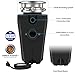 Eco Logic 1/3 Horsepower Garbage Disposal with Removeable Splash Guard, Attached Power Cord and Standard 3-Bolt Mounting System, Continuous Feed Disposer