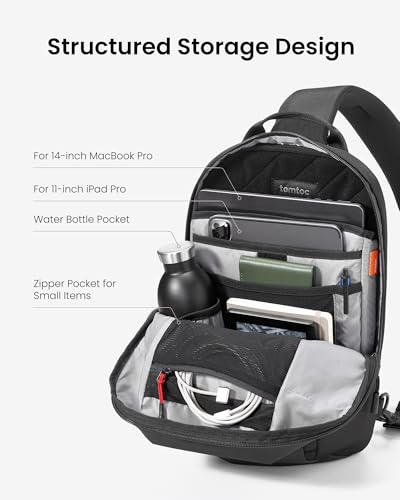 tomtoc 7L Sling Backpack for MacBook