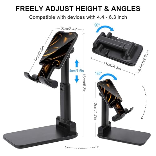 Support téléphone réglable et pliable inclinaison parfaite pour iPhone 15 14 Pro - 2