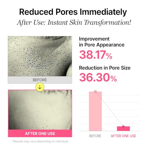 VEGANIFECT Pore Refining Ampoule, Pore Tightening, Reduce Sebum, Korean Skin Care, Vegan, 1.69 Fl Oz