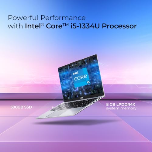 Image of Acer Aspire 3 Intel Core i5-1334U Processor,Office 2024 + M365 Basic, (8GB DDR4 RAM /500 GB SSD) with 39.62 cm (15.6 inch) FHD LED-Backlit IPS Display /Win 11Home,A325-53, Pure Silver, 1.7KG