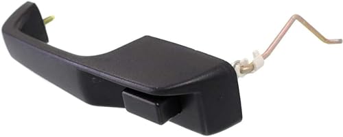 Miniatura 6 de KarParts360 Compatible con Dodge Ram 2500 Van Manija de puerta exterior 1999-2003 Puerta trasera con textura negra  Recorte base