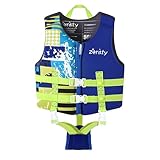 Zeraty Toddler Swim Vest Neoprene Kids Float Jacket Swimming Aid for Children with Adjustable Safety Strap Age 2-9+ Years/36-88Lbs