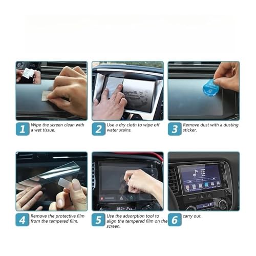 Autocollant intérieur protection écran navigation Jaguar F-Pace