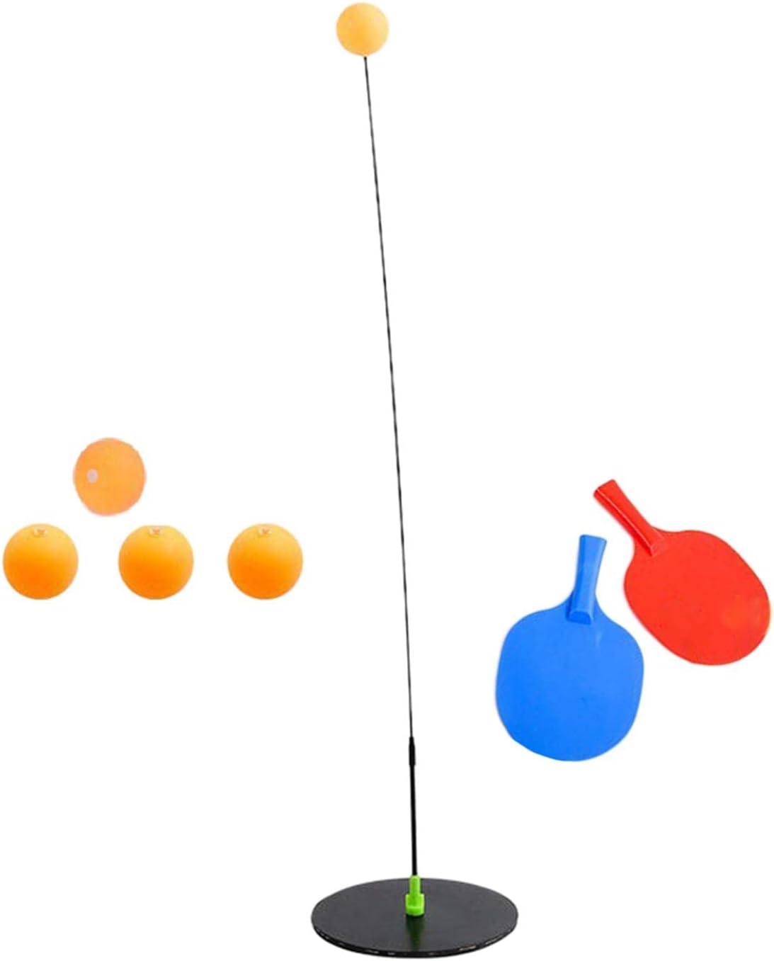 Table Tennis Trainer Set Ping Pong Paddles Balls Set Training Device Sports