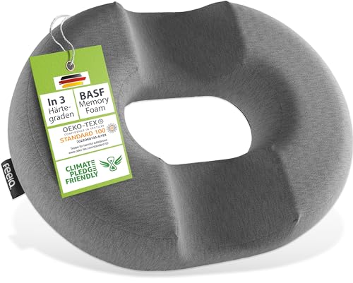 feela.® Orthopädischer Sitzring [3 Härtegrade] – Hämorrhoiden...