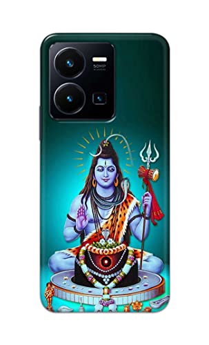 Image of Printed Hard Back Cover Case for Vivo Y35 4G Back Cover (Lord Shiva) -1803