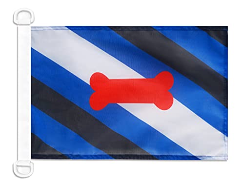 AZ FLAG Bootflagge Welpen-Stolz 45X30Cm - Bdsm Welpe Stolz Bootsfahne 30 x 45 Cm Marine Flaggen
