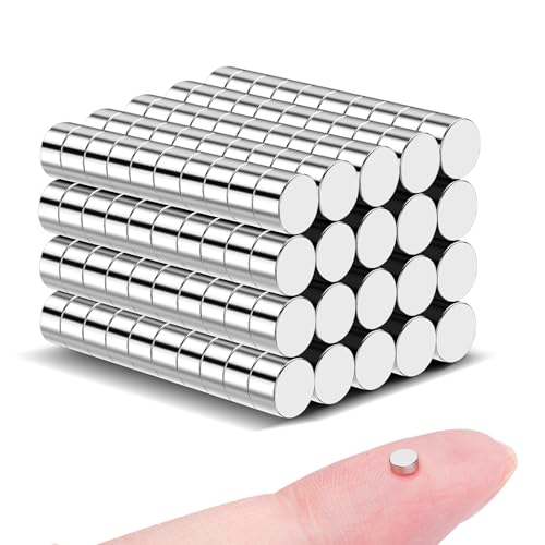 Image of 200Pcs Refrigerator Magnets, 3x2mm Small Magnets Tiny Earth Magnet for Crafts, DIY, Office, Kitchen